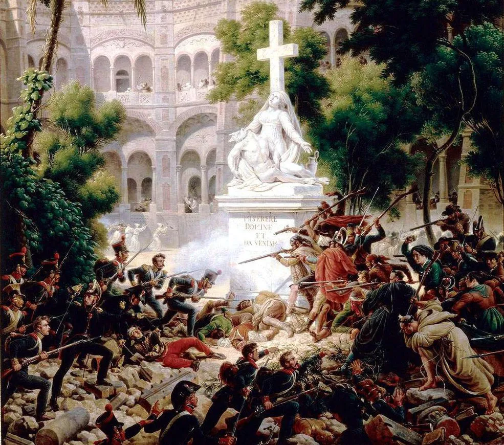985px-Assault_on_San_Engracia_monastery_by_Baron_Lejeune